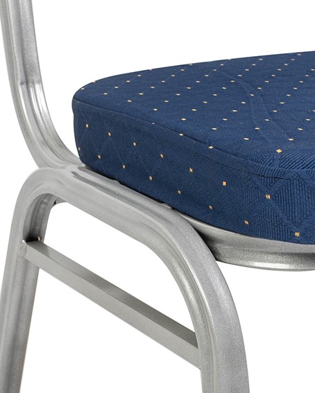 Krzesło ARES Niebieski/Srebrny