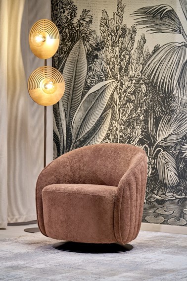 Fotel Wypoczynkowy BASILIO Brązowy