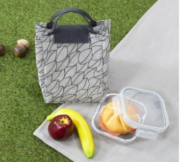 Zestaw Lunch Box i Torba Termiczna Szare