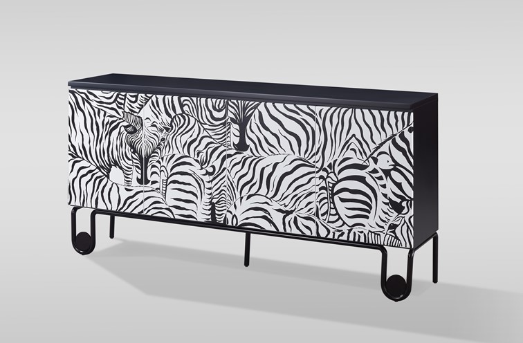 Komoda STILIG ST011 Biały/czarny