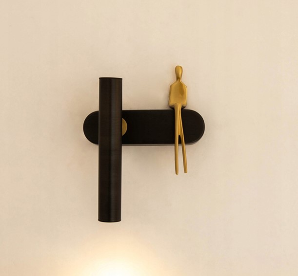 Lampa Ścienna BOY TUBE L Czarny