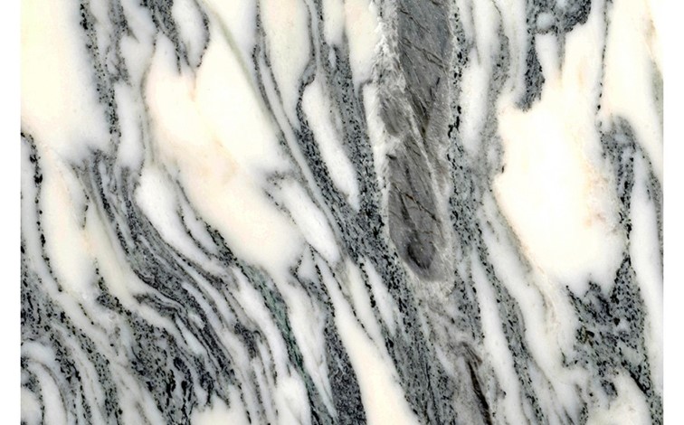 Stół TULIP ELLIPSE Biały/Marmur