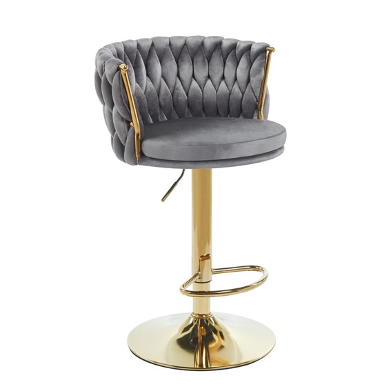 Hoker Velvet H4-FX Szary/Złoty