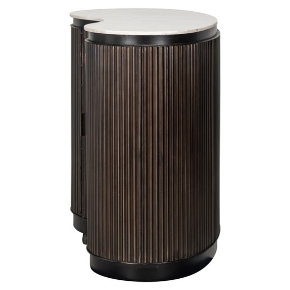 Stolik Barowy MAYFIELD Beżowy/Brązowy