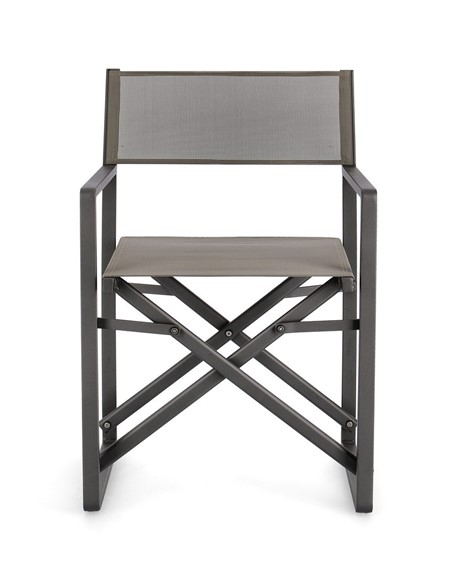 Krzesło Ogrodowe/Reżyserskie KONNOR Szary