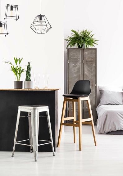 Hoker Paris Tolix 44x44x75 Srebrny