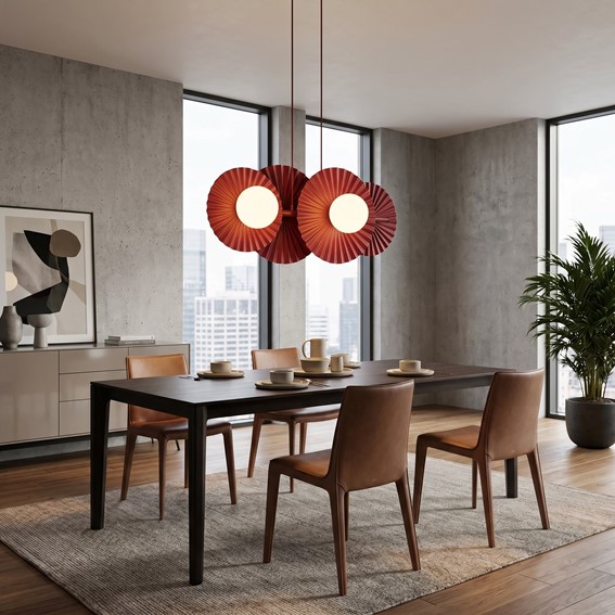 Lampa Wisząca UMBRA 4 Burgund