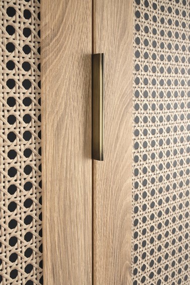 Szafa BORNEO S-1 Dąb Artisan/Czarny