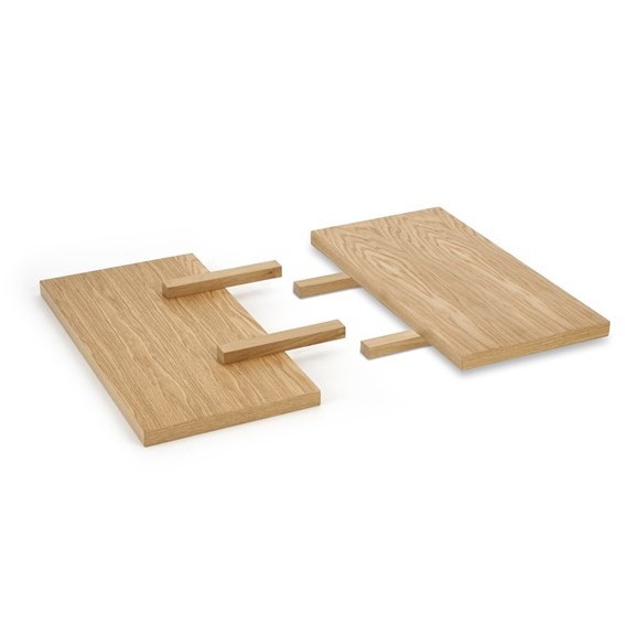 Przedłużki do Blatów 2 45x90 cm Dąb Naturalny