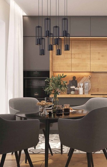 Lampa Wisząca FALCON K-4933 Czarny