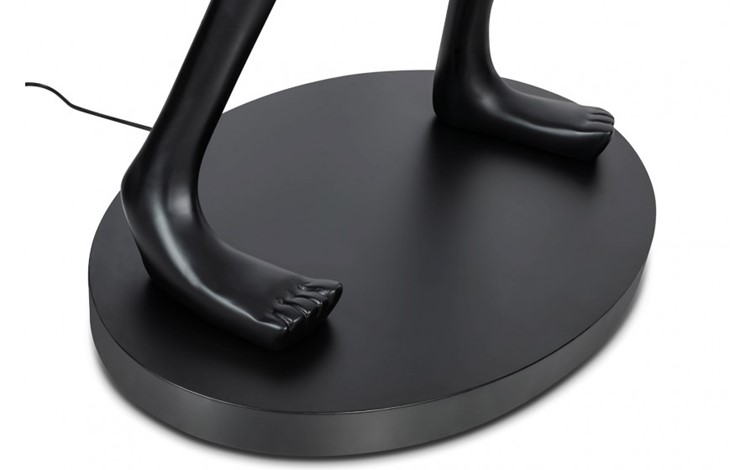 Lampa Podłogowa HUMAN PREMIUM Czarny/Biały