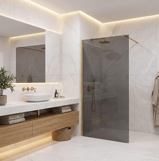 Ścianka Prysznicowa FLEXI 130cm Szary