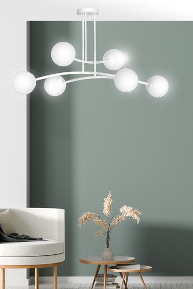 Lampa Sufitowa HALLDOR 6 Biały