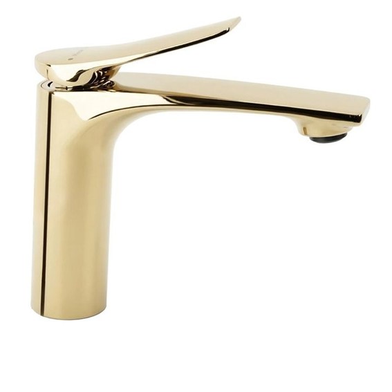 Bateria Umywalkowa Niska VISION Złoty