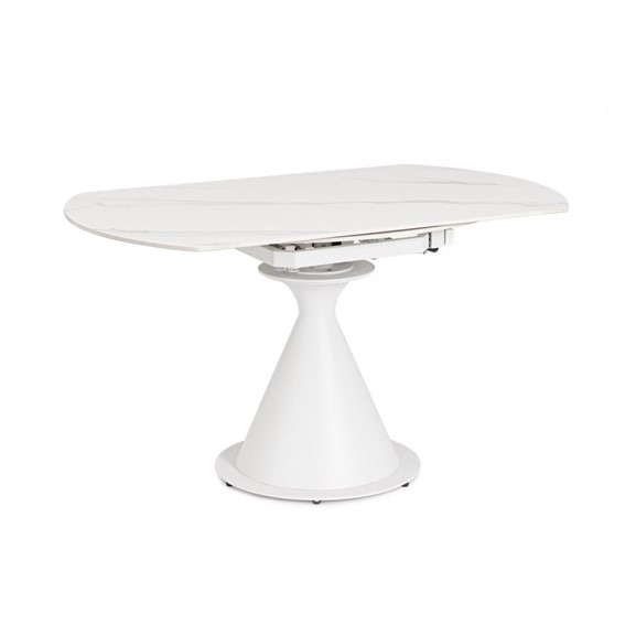 Stół Ogrodowy JONNI Rozkładany 85-135 Biały