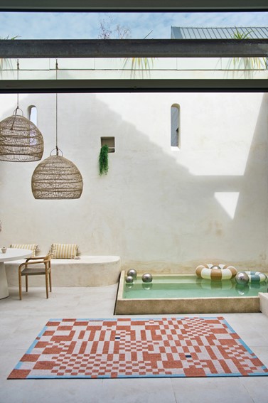 Dywan CHESS Nude 9341 140x200 cm