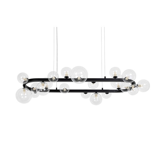 Lampa Wisząca ALURE OVAL 120 Czarny