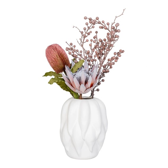 Wazon HOUSE NORDIC 26cm Biały