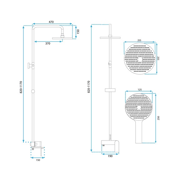 Zestaw Natryskowy MARCO Tytan
