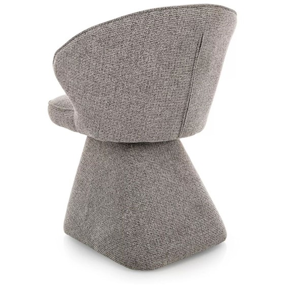 Krzesło NAGO Noelle Szary/Czarny Mat