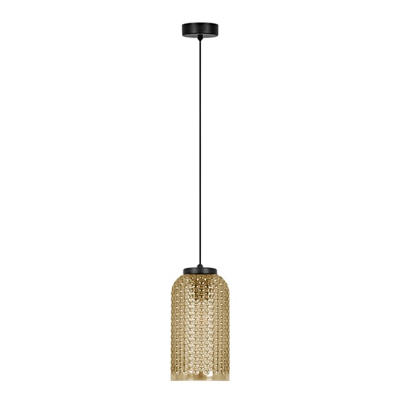 Lampa Wisząca CAPRI K-5621 Bursztynowy/Czarny