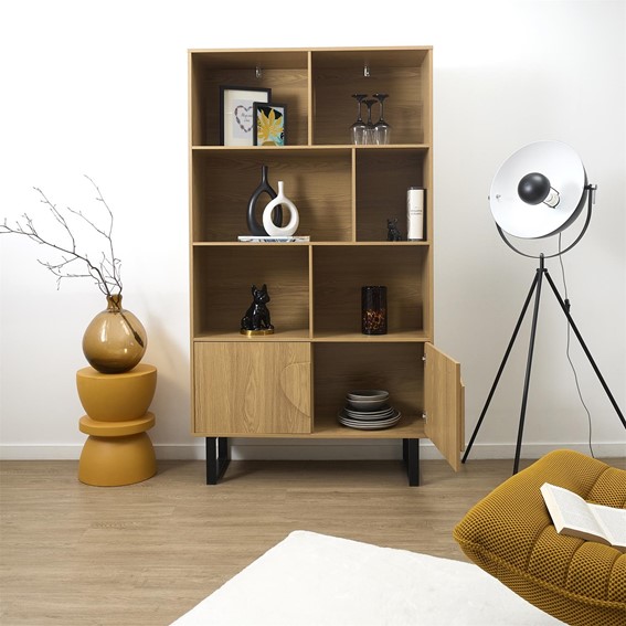 Regał na Książki CALYPSO Naturalny