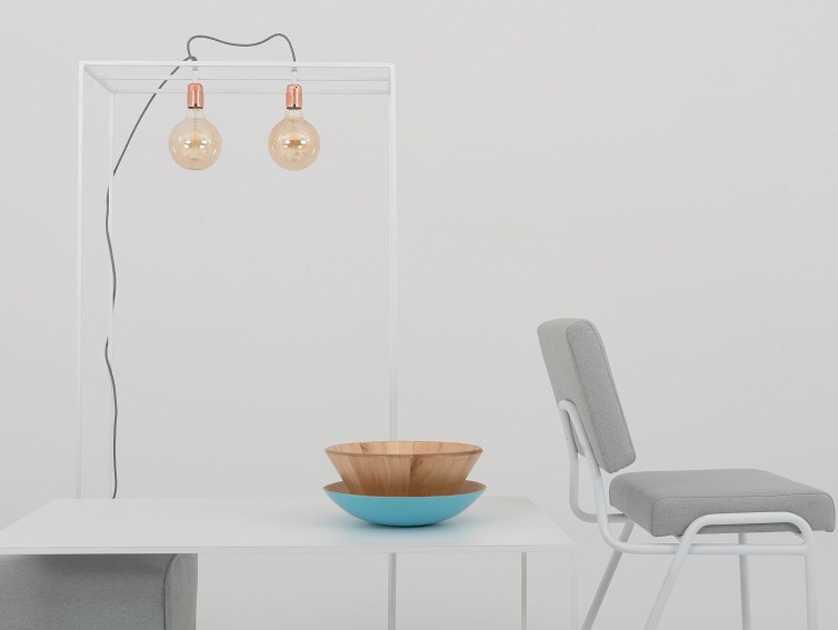 Stół Kawowy Tensio Metal 100x60 Biały