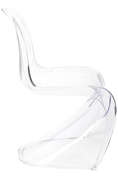 Krzesło Hover PC 58x49x84 Transparentny