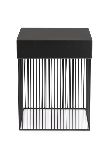 Stolik Kawowy YASLINE 40x40cm Czarny