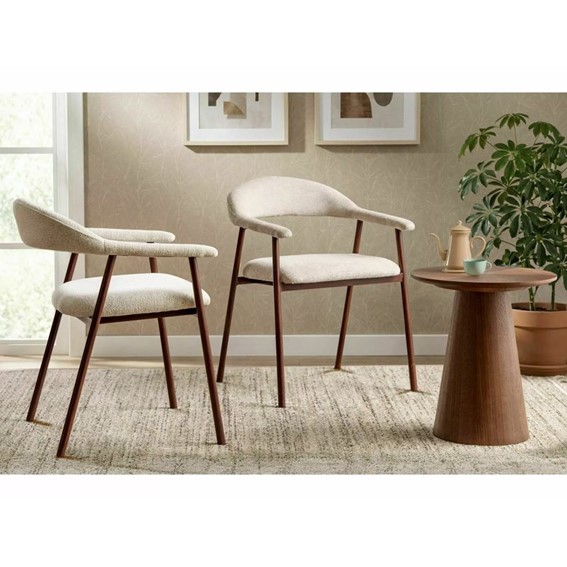 Ława ANGEL Fi45cm Orzech