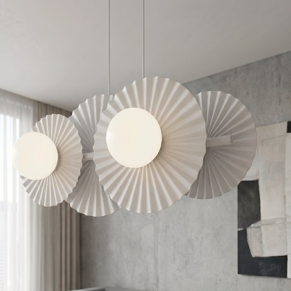 Lampa Wisząca UMBRA 4 Biały/Opal