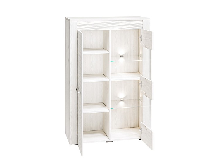 Witryna Clermont 05 40x92x140 Biały