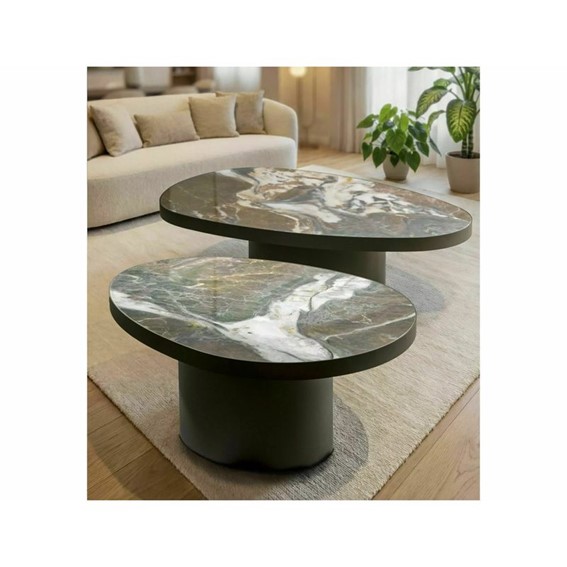 Ława GUSTO A 118x73cm Brąz Połysk/Miedziany