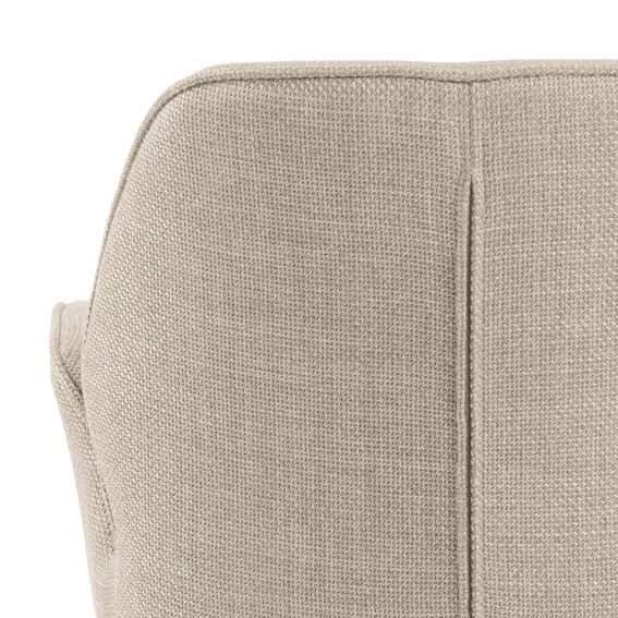 Krzesło Obrotowe z Podłokietnikami AURA Beżowy