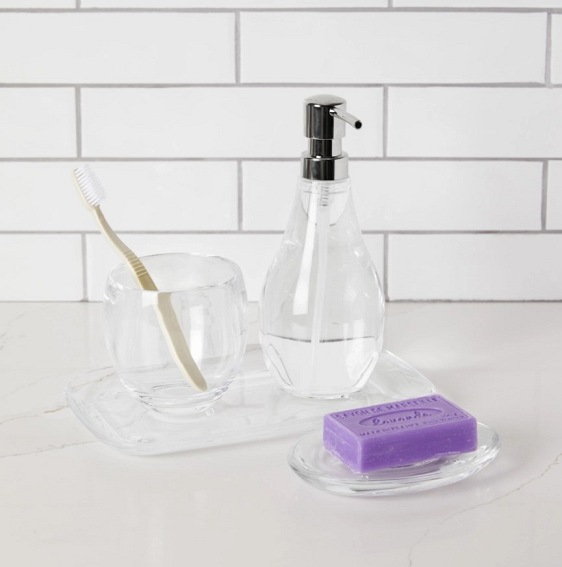 Mydelniczka DROPLET Przezroczysty