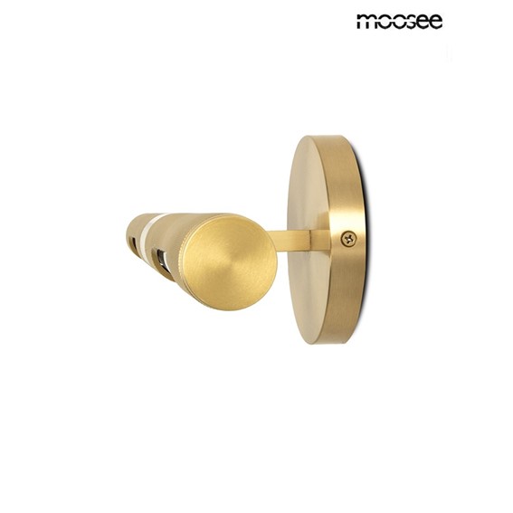 Lampa Ścienna CRUDO Złoty