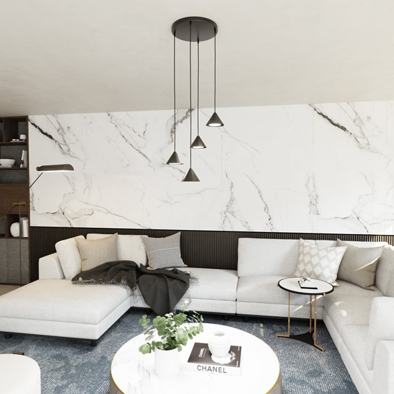 Lampa Wisząca ELIT 4 PREMIUM Czarny