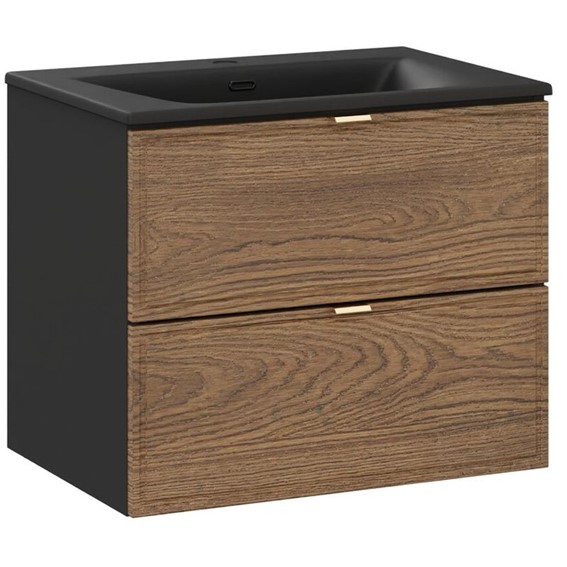 Zestaw Meblowy SKY 60cm Czarny Mat/Dąb Casella