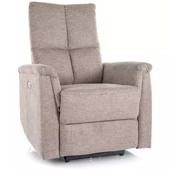 Fotel Rozkładany NEPTUN Brego Beżowy/Czarny