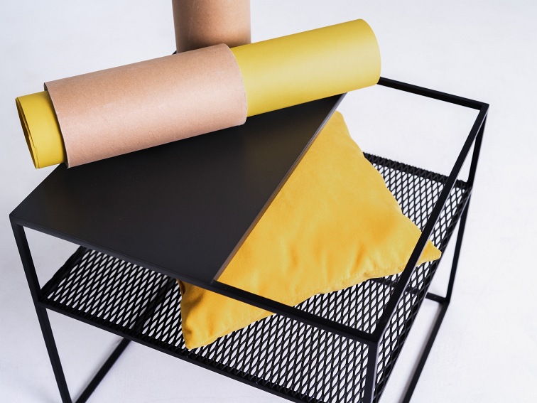 Stół Kawowy Matrix Metal 50x50 Czarny