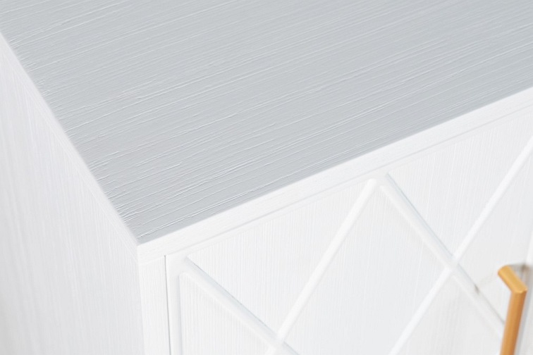 Komoda Avola AV2069-60 152x41 Biały/Złoty