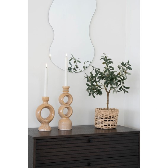 Komoda KYOTO 80cm z Szufladami Brązowy
