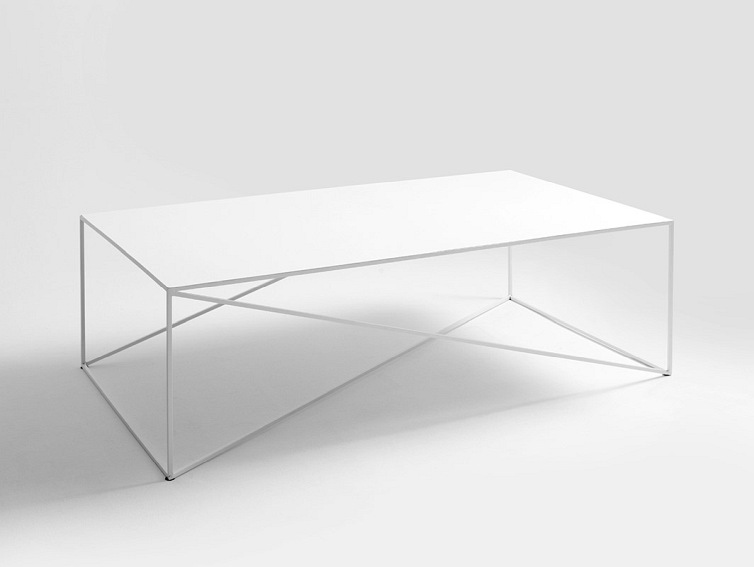 Stół Kawowy Memo Metal 140x80 Biały