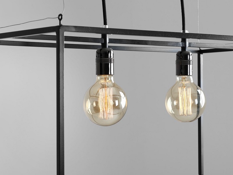 Lampa Wisząca METRIC M Czarny