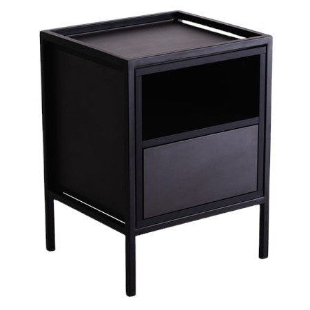 Regał SKAP BLACK 1R1 DRAWER Czarny
