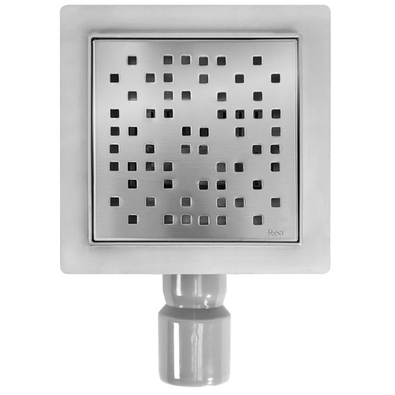 Odpływ DOTS 150X150 Stal Szczotkowana