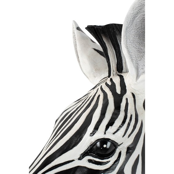 Dekoracja Ścienna ZEBRA Czarny/Biały