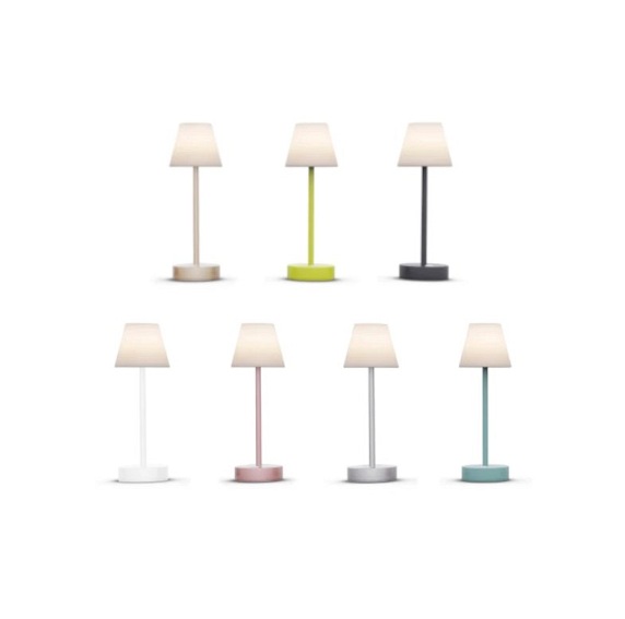 Lampa Stołowa LOLA SLIM 30 BATTERY Rose Gold