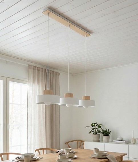 Lampa Wisząca KIVI 3 Biały