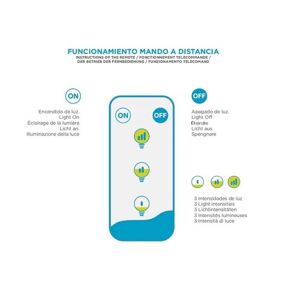 Lampa Ścienna SAONA 25 WALL IN&OUT BATTERY Naturalny